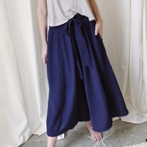 Voloshin Kyouko Wide-Leg Pants - Deep Indigo